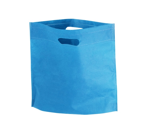 Tote tas canvas stof doek winkelen zak mockup lege sjabloon geïsoleerd op een witte achtergrond