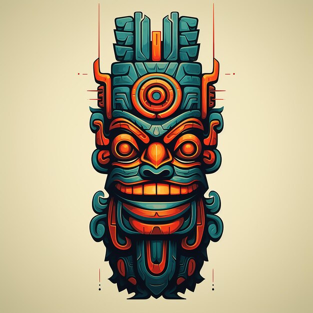 Totem illustration design