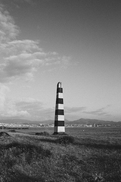 Totem op het strand