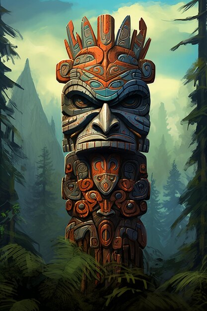 Premium AI Image | Totem