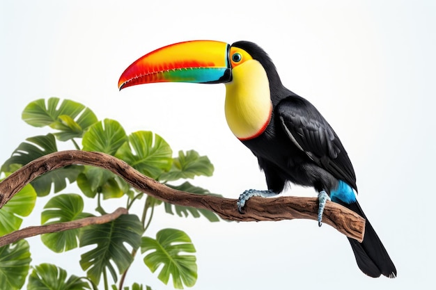 Toucan Beauty Isolated On White Background