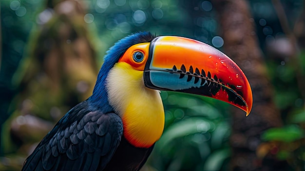 Toucan beauty pageant winner 8k UHD