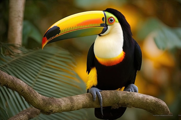 Toucan a bird Ramphastos toco