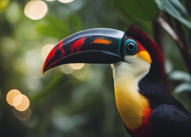 Photo a toucan in forest