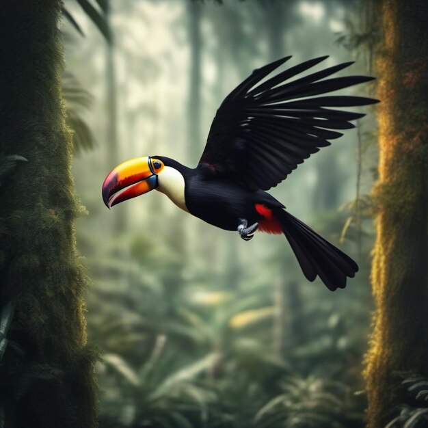 Toucan is een beschermde vogel