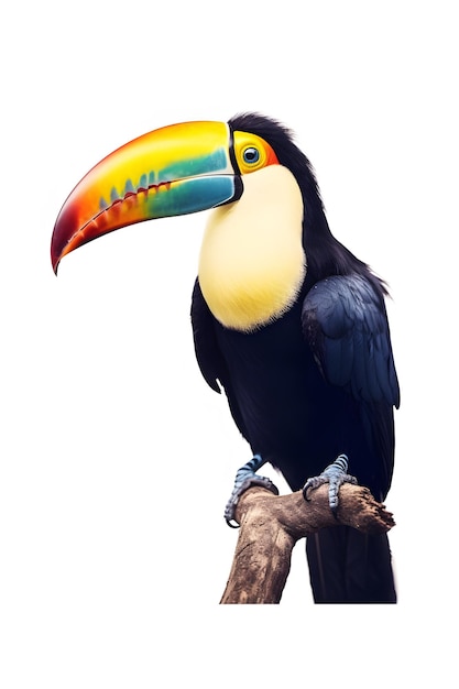 Foto toucan op wit