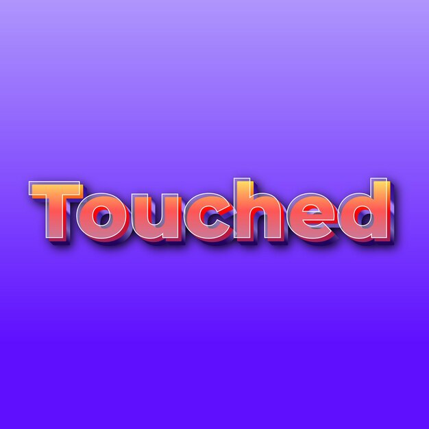 Photo touchedtext effect jpg gradient purple background card photo