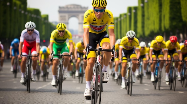 Foto illustrazione del tour de france