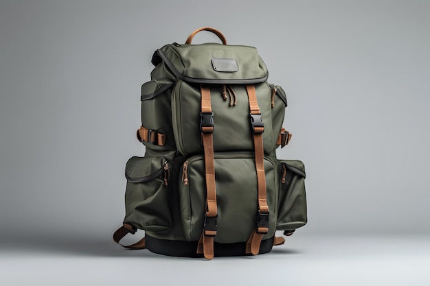 tourist backpack on a transparent background