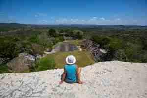 Photo tourist in belize