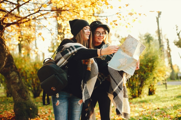 tourist girls