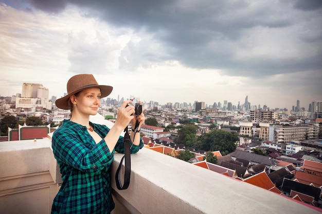 Tourist photograph in Bangkok