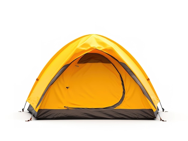 Tourist tent isolated on a white background