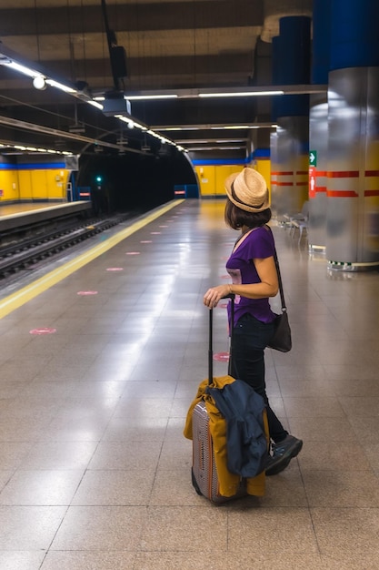 Tourist travel by metro in the coronavirus pandemic