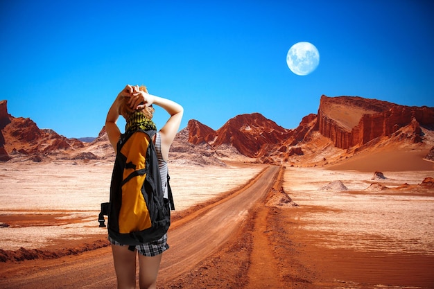 Tourist in the Valley of the Moon