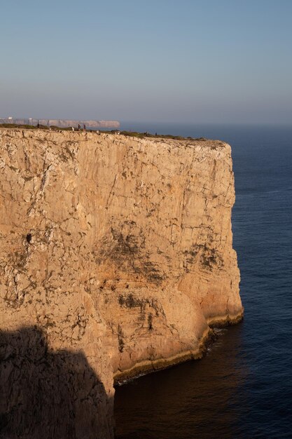 Tourists at Sunset St Vincents Cape, Algarve, Portugal