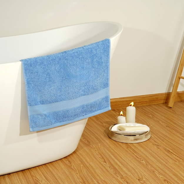 Towel On A Bathtub