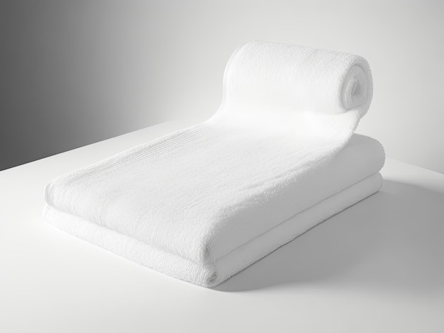 towel image of blank mockup generative ai