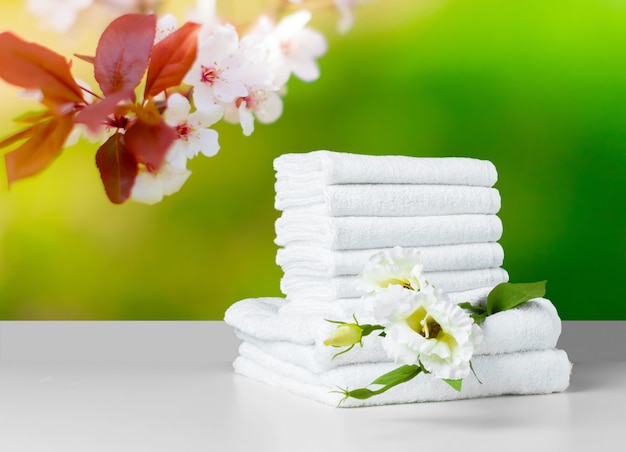 towel on the table