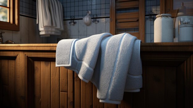 Towels prepared for guest use