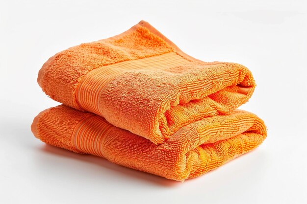 Towels On White Background