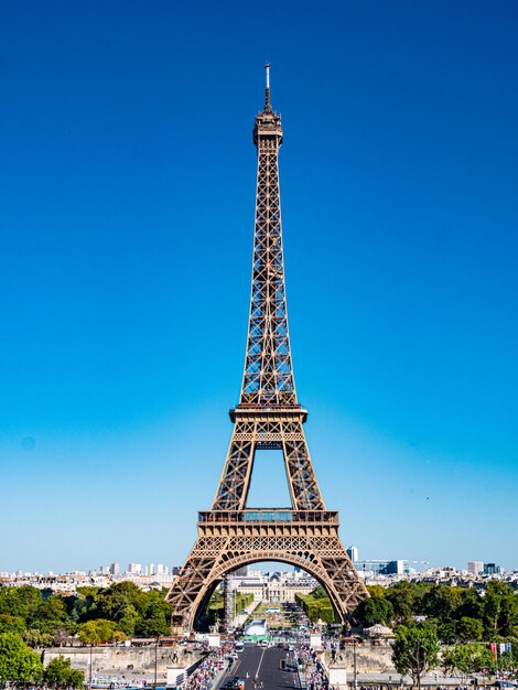 Tower against blue sky