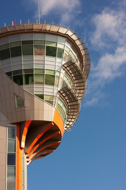 Tower control center of airport