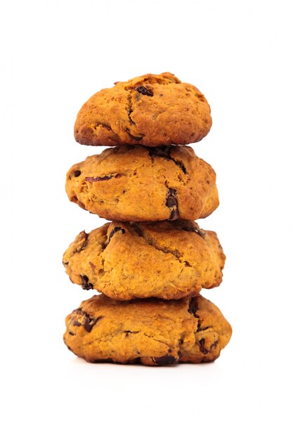Tower of homemade cookies