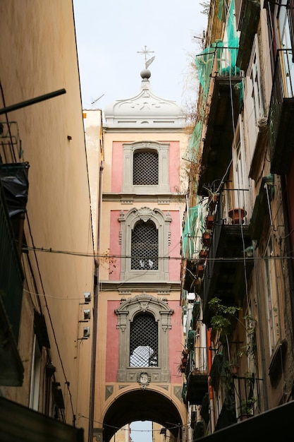 Tower in Naples Italy