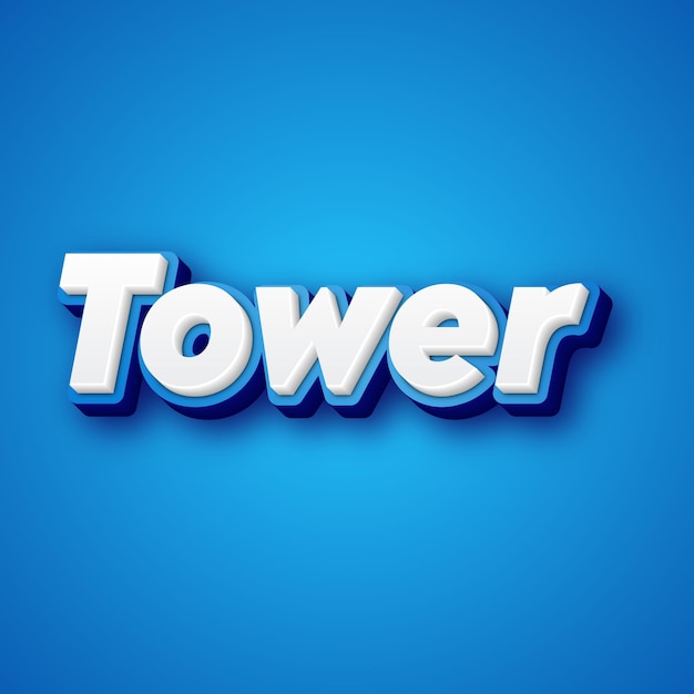 Tower Text effect Gold JPG attractive background card photo