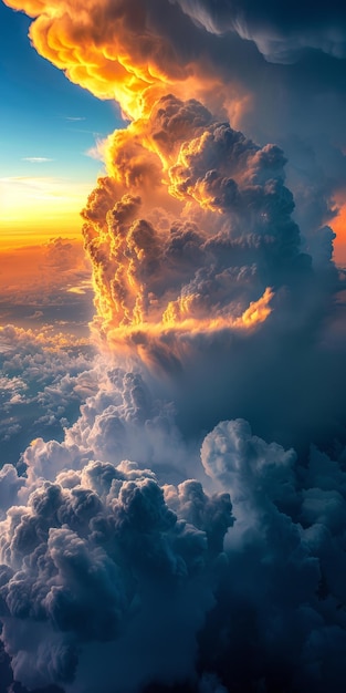 A Towering Cumulonimbus Cloud