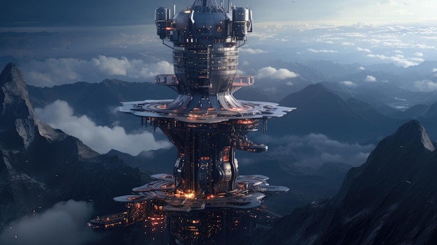 Towering space elevator