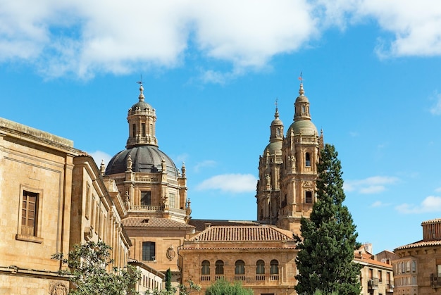 Towers of the oldest university in Salamanca, Spain