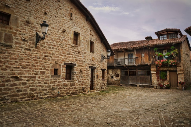 The town of Barcena Mayor Cantabria Spain The town is a homogeneous and wellpreserved complex of mountain architecture which earned it its declaration as a historicartistic complex