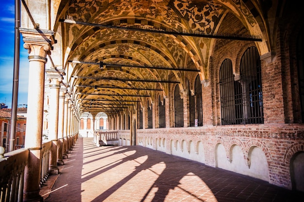 Town Hall in the center of Padua (Padova) historical town called Palazzo Della Ragione