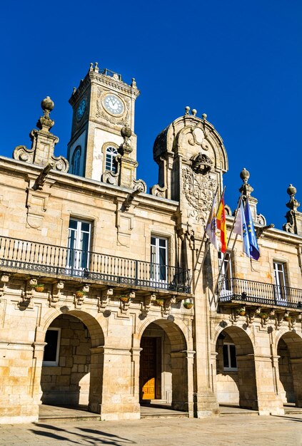 The town hall of lugo in the baroque style in galicia spain