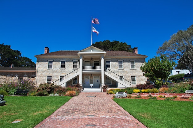 The town hall in monterey city, california