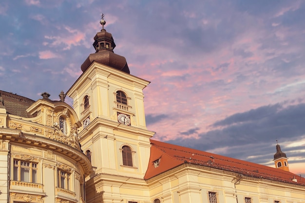 The Town Hall of Sibiu, Transylvania, Romania