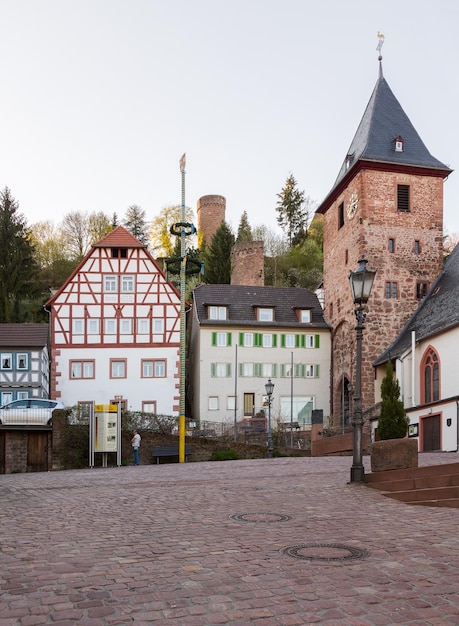 Town of Hirschhorn Hesse Germany