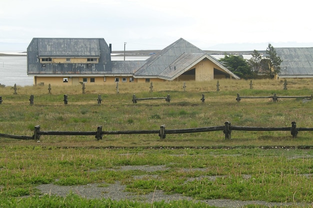 Town of Porvenir in Tierra Del Fuego Patagonia Chile