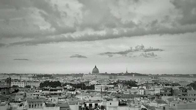 Foto paesaggio cittadino contro il cielo