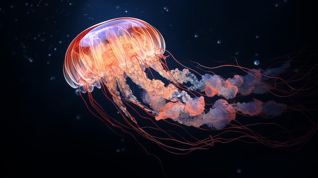 Toxic Tranquility Poisonous Sea Jellyfish