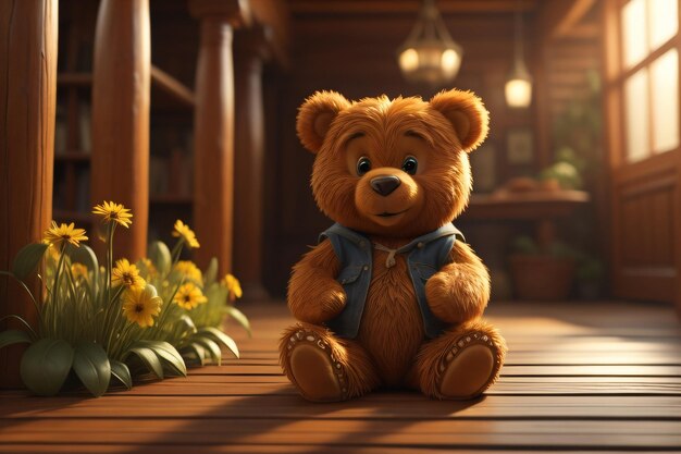 A toy bear from the movie bear