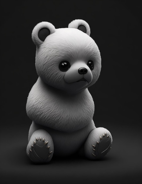 A toy bear Photo Ai Generated