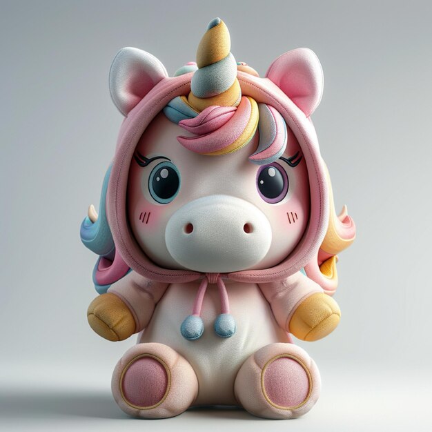 a toy cow with a pink bow on its head