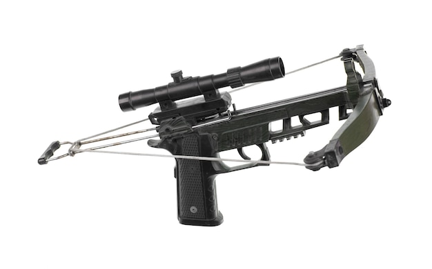 Игрушечный пистолет с луком и стрелой, на котором написано «оружие».