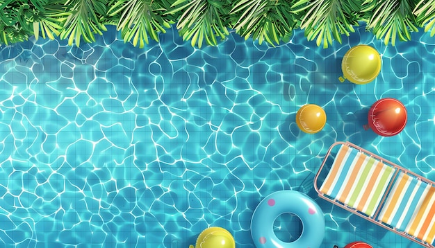 a toy is on a blue surface with a toy in the water