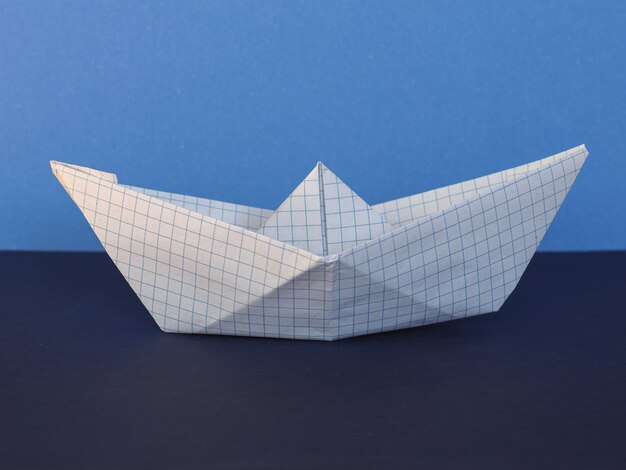 Toy paper boat