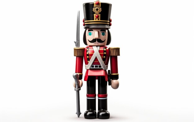 Photo toy soldier with sword and hat