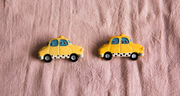 Photo toy taxi transportation concept